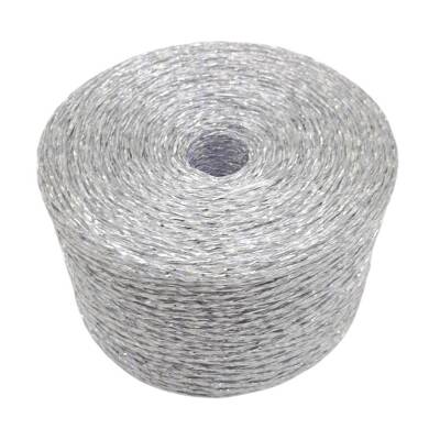 Angel Çanta Aksesuar Özel Sarım Simli Kağıt İp Ebruli Gri Renk - 2