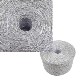 Angel Çanta Aksesuar Özel Sarım Simli Kağıt İp Ebruli Gri Renk - Angel Çanta Aksesuar