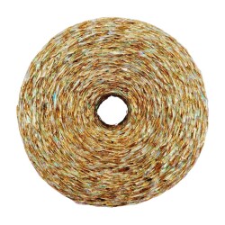 Angel Çanta Aksesuar Özel Sarım Simli Kağıt İp Ebruli Koyu Gold Renk - 4