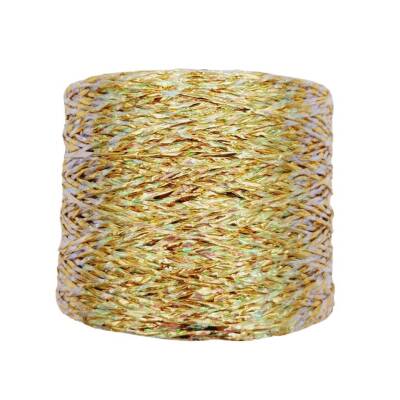 Angel Çanta Aksesuar Özel Sarım Simli Kağıt İp Ebruli Koyu Gold Renk - 2