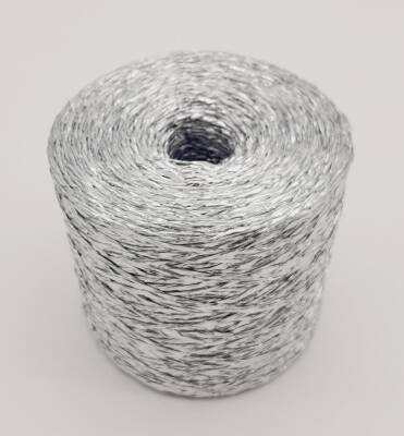 Angel Çanta Aksesuar Özel Sarım Simli Kağıt İp Mat Açık Gri Renk - 1