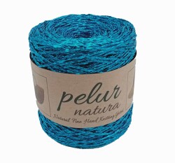 Angel Çanta Aksesuar Özel Sarım Simli Kağıt İp Mavi Renk No:44 - Angel Çanta Aksesuar