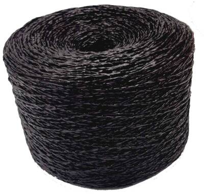 Angel Çanta Aksesuar Özel Sarım Simli Kağıt İp Siyah No:26 - 1