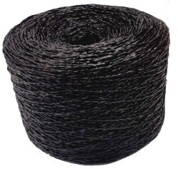 Angel Çanta Aksesuar Özel Sarım Simli Kağıt İp Siyah No:26 - Angel Çanta Aksesuar