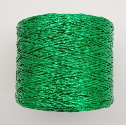 Angel Çanta Aksesuar Özel Sarım Simli Kağıt İp Yeşil Renk - 2