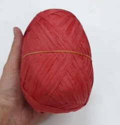 Angel Çanta Aksesuar Özel Sarım Rafya No:5 Açık Kırmızı - Angel Çanta Aksesuar