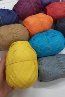 Angel Çanta Aksesuar Özel Sarım Rafya No:8 Mürdüm - 2