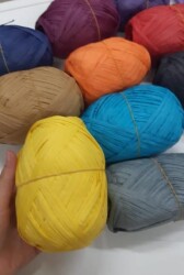 Angel Çanta Aksesuar Özel Sarım Rafya No:8 Mürdüm - 2