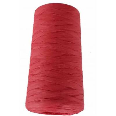 Angel Çanta Aksesuar Özel Sarım Yeni İthal Rafya İp (Kırmızı) - 1