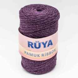 Angel Çanta Aksesuar Mor Renk Pamuk Ribbon No:5 - Angel Çanta Aksesuar