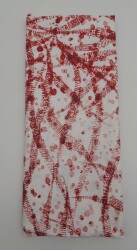 Angel Çanta Aksesuar 120X50 Cm Bordo Şerit Desen Pamuklu Astarlık Kumaş No:14 - Angel Çanta Aksesuar