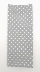 Angel Çanta Aksesuar 120x50 cm Gri Renk Küçük Puantiyeli Pamuklu Astarlık Kumaş No:23 - Angel Çanta Aksesuar