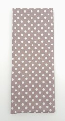 Angel Çanta Aksesuar 120x50 cm Koyu Gül Kurusu Renk Küçük Puantiyeli Pamuklu Astarlık Kumaş No:24 - Angel Çanta Aksesuar