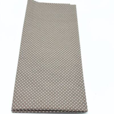 Angel Çanta Aksesuar 120x50 cm Pamuklu Astarlık Kumaş Sütlü Kahve Minik Puantiyeli - 1