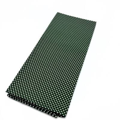 Angel Çanta Aksesuar 120x50 cm Pamuklu Astarlık Kumaş Yeşil Minik Puantiye - 1