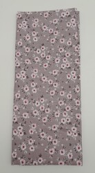 Angel Çanta Aksesuar 120X50 Cm Pudra Küçük Çiçekli Desen Pamuklu Astarlık Kumaş No:13 - Angel Çanta Aksesuar