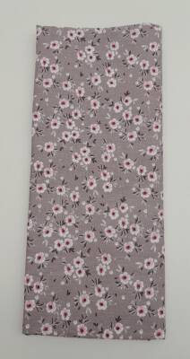 Angel Çanta Aksesuar 120X50 Cm Pudra Küçük Çiçekli Desen Pamuklu Astarlık Kumaş No:13 - 2