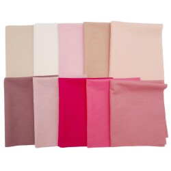 Angel Çanta Aksesuar 30x25 cm Pamuklu Patchwork Kırkyama Parça Kumaş Set:01 - 1