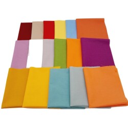 Angel Çanta Aksesuar 30x25 cm Pamuklu Patchwork Kırkyama Parça Kumaş Set:03 - 2