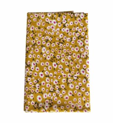 Angel Çanta Aksesuar 80X50 Cm Pamuklu Astarlık Kumaş Minik Papatya - 1