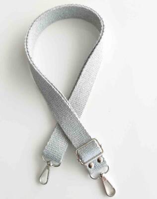 Angel Çanta Aksesuar Açık Gri Pamuklu Kolon Ayarlamalı Çanta Sapı - 1