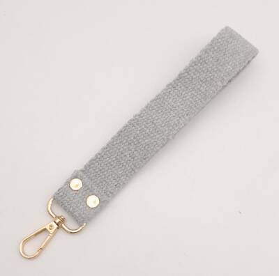 Angel Çanta Aksesuar Açık Gri Pamuklu Kolon Elcik Light Gold Metalli - 3