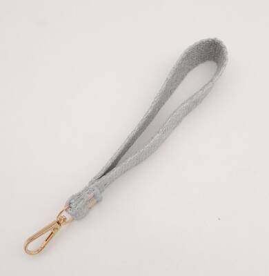 Angel Çanta Aksesuar Açık Gri Pamuklu Kolon Elcik Light Gold Metalli - 2