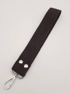 Angel Çanta Aksesuar Kahverengi Pamuklu Kolon Elcik Gümüş Metalli - 1