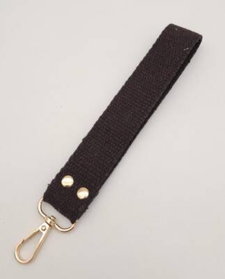 Angel Çanta Aksesuar Kahverengi Pamuklu Kolon Elcik Light Gold Metalli - 1