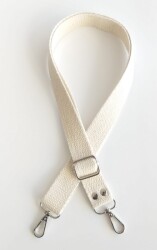Angel Çanta Aksesuar Krem Pamuklu Kolon Ayarlamalı Çanta Sapı - Angel Çanta Aksesuar