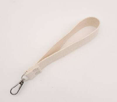 Angel Çanta Aksesuar Krem Pamuklu Kolon Elcik Gümüş Metalli - 2