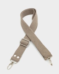 Angel Çanta Aksesuar Pamuklu Kolon 120X3 Cm Vizon Gümüş Metalli - Angel Çanta Aksesuar