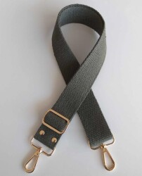 Angel Çanta Aksesuar Pamuklu Kolon 120X4 Cm Light Gold Metal Haki - Angel Çanta Aksesuar