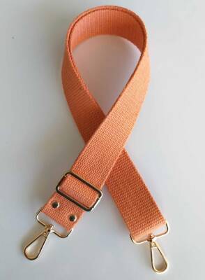 Angel Çanta Aksesuar Pamuklu Kolon 120X4 Cm Light Gold Metal Turuncu - 1