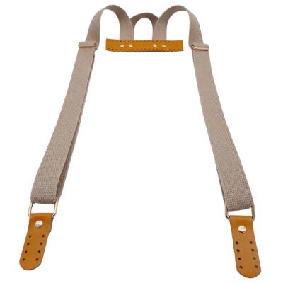 Angel Çanta Aksesuar Pamuklu Kolon Bej Sırt Çantası Sapı Light Gold Metalli - 2