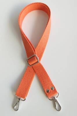 Angel Çanta Aksesuar Turuncu Pamuklu Kolon Ayarlamalı Çanta Sapı - 1