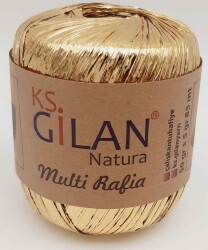 Angel Çanta Aksesuar Parlak Rafya Gold Renk No:1 - Angel Çanta Aksesuar