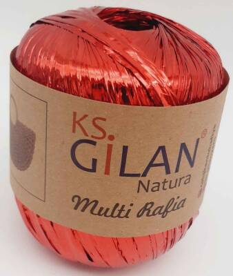 Angel Çanta Aksesuar Parlak Rafya Kırmızı Renk No:2 - 1