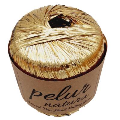 Angel Çanta Aksesuar Parlak Rafya Koyu Gold Renk No:13 - 2