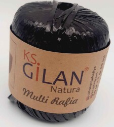 Angel Çanta Aksesuar Parlak Rafya Siyah Renk No:11 - Angel Çanta Aksesuar