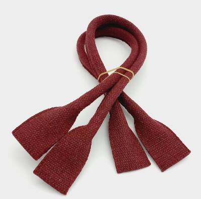 Angel Çanta Aksesuar Pamuklu Kolon Pelikan Model Bordo Renk Çanta Sapı - 1