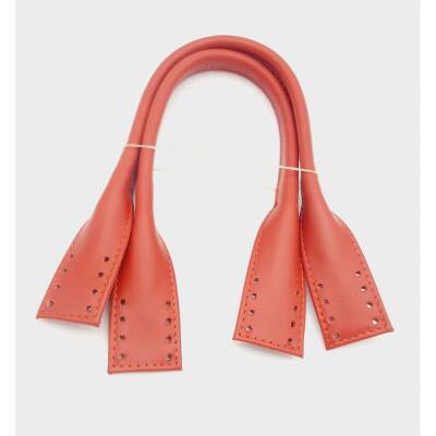 Angel Çanta Aksesuar Gerçek Deri Kısa Pelikan Model Çanta Sap Kırmızı Renk - 1