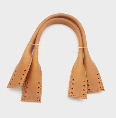 Angel Çanta Aksesuar Gerçek Deri Kısa Pelikan Model Çanta Sapı Açık Taba Renk - 1