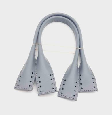 Angel Çanta Aksesuar Gerçek Deri Kısa Pelikan Model Çanta Sapı Gri Renk - 1