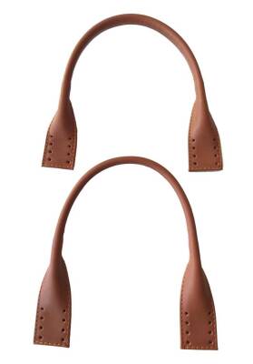 Angel Çanta Aksesuar Gerçek Deri Kısa Pelikan Model Çanta Sapı Taba Renk - 1