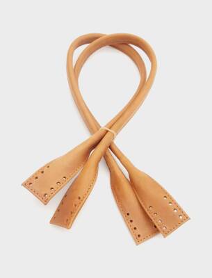 Angel Çanta Aksesuar Gerçek Deri Pelikan Model Çanta Sapı Açık Taba Renk - 1