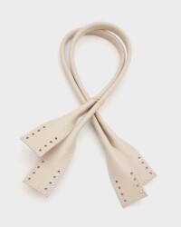 Angel Çanta Aksesuar Gerçek Deri Pelikan Model Çanta Sapı Bej Renk - Angel Çanta Aksesuar