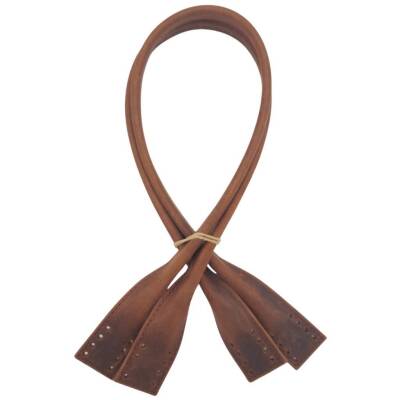 Angel Çanta Aksesuar Gerçek Deri Pelikan Model Çanta Sapı Crazy Oil Hardal Sarı Renk - 1