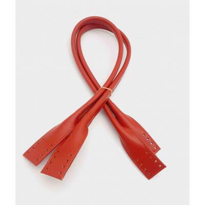 Angel Çanta Aksesuar Gerçek Deri Pelikan Model Çanta Sapı Kırmızı Renk - 1