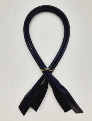 Angel Çanta Aksesuar Gerçek Deri Pelikan Model Çanta Sapı Lacivert Renk - 1